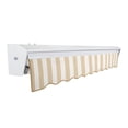 thumbnail image 7 of Awntech 24' x 10' Destin Right Motorized Patio Retractable Awning, Linen/White Stripe, 7 of 7