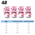 thumbnail image 2 of Zapatos para mascotas, zapatos para perros, bonitas botas para perros de fresa, lona antideslizante, zapatos para perros pequeños Adepaton CPB-DE-LYY2108-4, 2 of 5