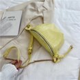 thumbnail image 4 of Bolsa De Hombro Bolso de pecho para mujer, diseño de cocodrilo a la moda, monedero de Color sólido para niñas (amarillo) Tmvgtek Para Estrenar, 4 of 6