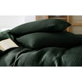 thumbnail image 2 of The Tangerine Store 3-Piece Pure Cotton Duvet Cover Set (102x90 in) - Dark Green King Duvet Cover Set with Standard Shams - Pre-Washed, Handmade - Chic Home Decor, 2 of 6