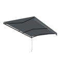 thumbnail image 6 of ALEKO 20' x 10' Grey Retractable Motorized Patio Awning Sunshade, 6 of 7