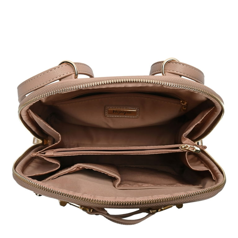 Miztique The Daisy Convertible Backpack Purse for Women Soft Vegan Leather Crossbody Bag Mauve Walmart