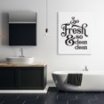 thumbnail image 2 of Stupell Industries So Fresh And Clean Phrase Laundry Room Humor, 36 x 48, Designed by Lettered and Lined, 2 of 6