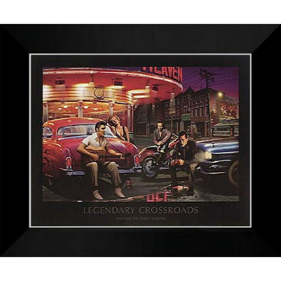 Chris Consani Framed Art Print 18x15 "Legendary Crossroads"