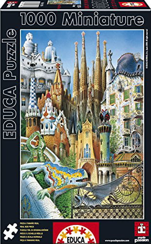 Educa Gaudi Collage Miniature Puzzle (1000 Piece)
