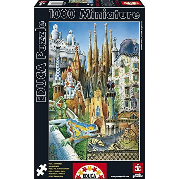 Educa Gaudi Collage Miniature Puzzle (1000 Piece)