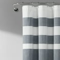 thumbnail image 6 of Lush Decor Cape Cod Stripe Yarn Dyed Cotton Shower Curtain, 72x72, Taupe, Single, 6 of 10