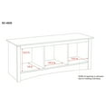 thumbnail image 4 of PREPAC RTA STORAGE & FURNITURE Edenvale Cubbie Bench with 3 Open Compartments, Espresso (Set of 1), 4 of 5
