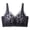 01_Black, variant on Women Push Up Bra Wire Free Basic Bras Lady Wireless Full Coverage Everyday Bra Minimizer Bra No Underwire Bras Lingerie Embroidery Bralettes