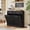 Black, variant on Daluvenix Double Tilt Out Trash Can Cabinet for 2 Bins,Hidden Trash Bin Storage Cabinet with Hideaway Drawers,Pet Proof Trash Can Holder for 2 x 10 Gallon , Kitchen, Dining Room, Living Room, Black