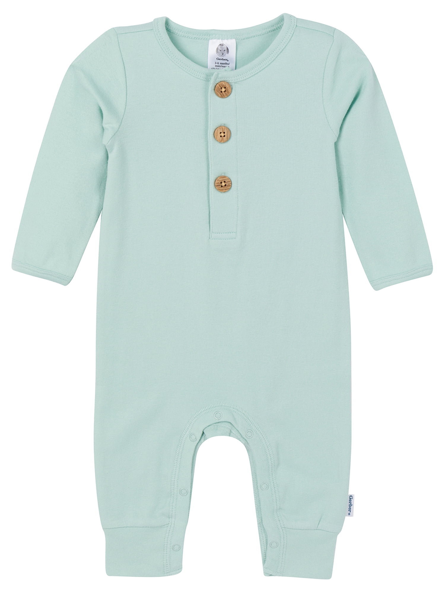 Gerber Baby Neutral Rompers, 2-Pack, Sizes Newborn - 24 Months