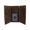 thumbnail image 4 of CTM  Hunter Leather Long Trifold Chain Wallet (Men), 4 of 4
