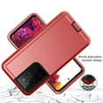thumbnail image 3 of For Samsung Galaxy S22 Ultra 5G / SM-S908 Heavy Duty Shockproof Armor Protective Hybrid Case Cover With Clip Red/Black, 3 of 3
