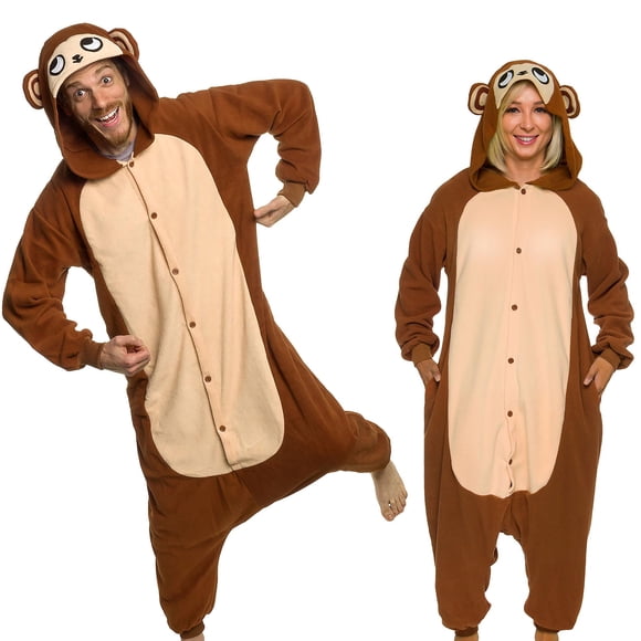 ¡El disfraz es divertido! Mono de Halloween para adulto, talla XL