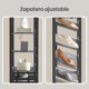 thumbnail image 3 of SONGMICS Estante Zapatero, Estante para Zapatos, 8 Niveles, Juego de 2 Organizadores de Zapatos Apilables de 4 Niveles, Estantes de Malla Metálica, Plano o Ajustable, Negro, 3 of 4