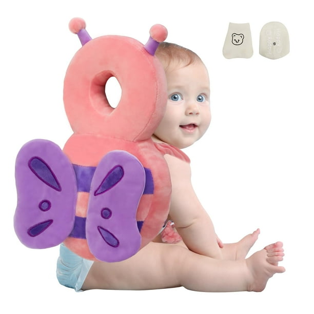 KELLODY Cojín protector para la cabeza del bebé, mochila para niños pequeños, productos de seguridad para bebés, protección para la cabeza del bebé para gatear y caminar