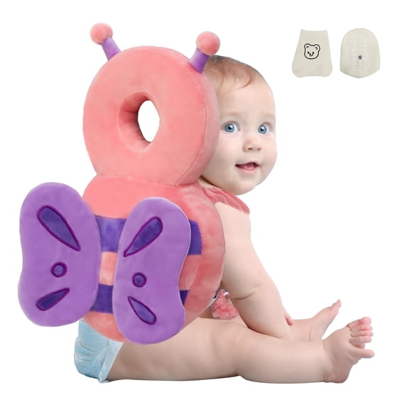 KELLODY Cojín protector para la cabeza del bebé, mochila para niños pequeños, productos de seguridad para bebés, protección para la cabeza del bebé para gatear y caminar