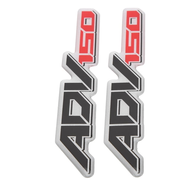Pegatinas De Emblema De Motocicleta, Insignias Rojas Y Negras, Calcomanías De Resina Epoxi Reflectantes Para Modificación