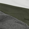 thumbnail image 6 of HAPIMO Sweatshirt for Women Pocket Drawstring Pullover Tops Striped Color Patchwork Long Sleeve Relaxed Fit Womens Hoodie Sweatshirt Teen Girls Clothes Green XXXL, 6 of 6