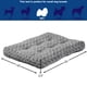 thumbnail image 2 of Cama para mascotas, cama de lujo para perros y gatos, ideal para jaulas de perros, lavable a máquina y apto para secadora, Gris, 24 pulgadas, 2 of 4