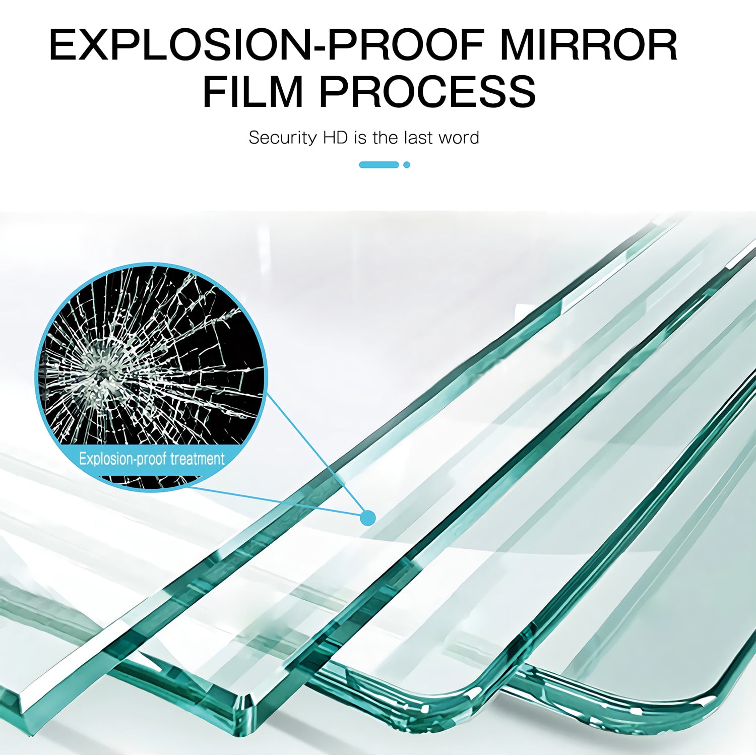 36" Black Round Wall Mirror Modern Accent Mirror Wall Decor Circle Mirror Aluminum Alloy Frame Bathroom Wall Mounted Mirror