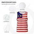 thumbnail image 4 of Malaysia Flag Men Basketball Sports Jersey Running Fitness Multifunction Sleeveless tshirt Exclusive Custom Name Nunber, 4 of 9