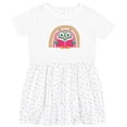 thumbnail image 3 of Inktastic Book Lover Owl Reading Librarian Girls Toddler Dress, 3 of 5