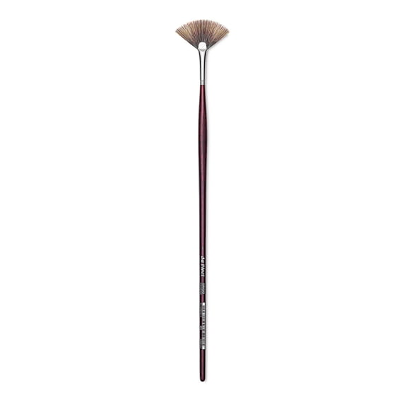 Da Vinci Grigio Synthetic Brush - Fan, Long Handle, Size 1
