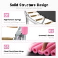 thumbnail image 3 of AOTOB 12FT Trampoline for Kids & Adults, 1400LBS Heavy-Duty Outdoor Backyard Trampoline with Safety Enclosure Net & Ladder, No Gap Design Birthday Gift, Pink, 3 of 8