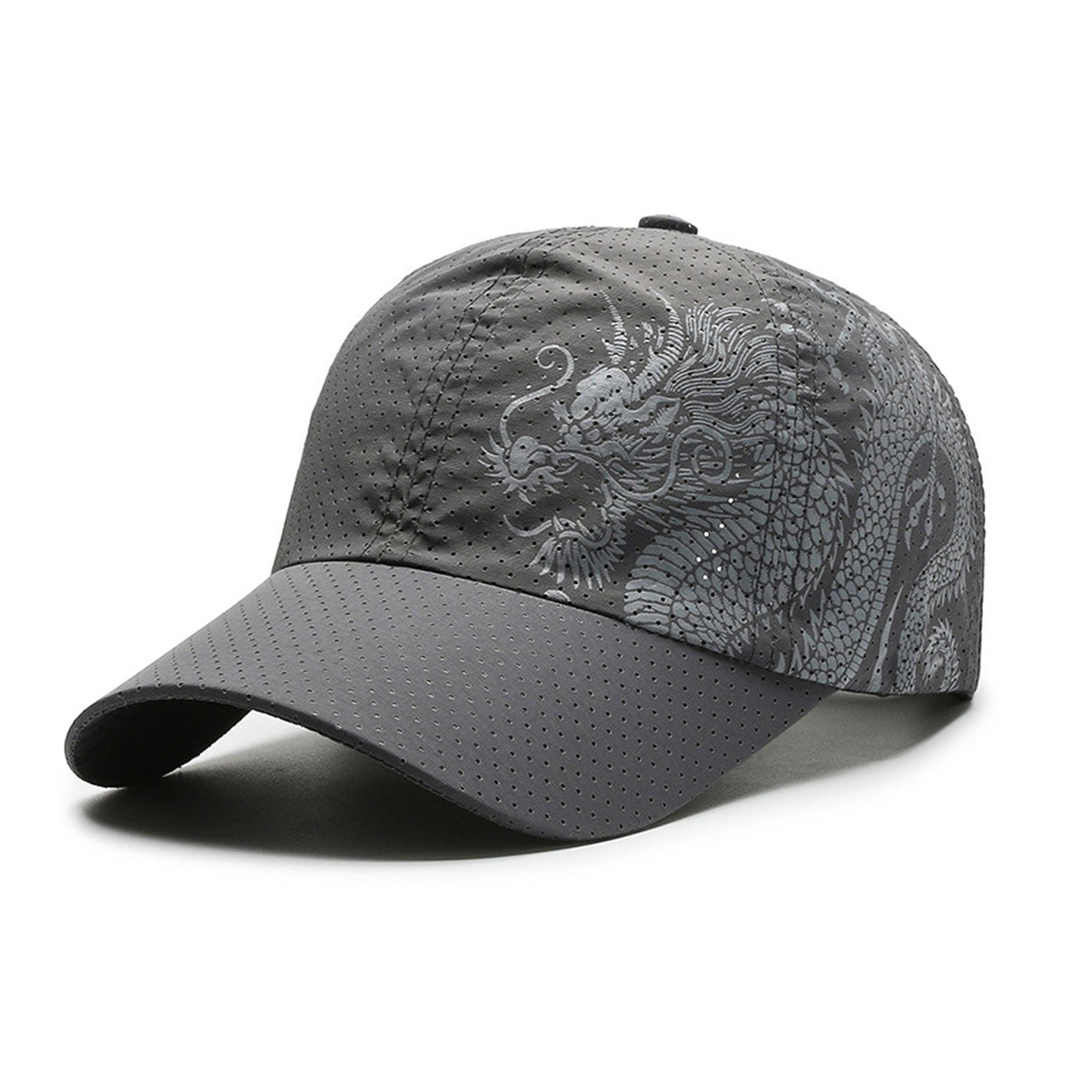 Flmtop Sunshade Cap Ultralight Quick Drying Chinese Style Dragon