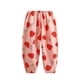 thumbnail image 1 of Odeerbi 1-6 Años Niños Niñas Pantalones de Chándal Fresa Lindo Ejercicio Atlético Deportes Jogger Pantalones Recortados Transpirable Suelta Casual Joggers, 1 of 3