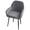 Dark Gray, variant on AIGIA Curved Back Dining Room Chair Covers with Arms Stretch Swivel Bar Stool Chair Slipcover with Armrest for Kitchen Office Desk ﻿