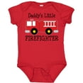 thumbnail image 3 of Inktastic Daddy's Little Firefighter Boys or Girls Baby Bodysuit, 3 of 5