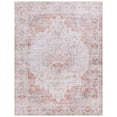 thumbnail image 2 of Safavieh Tucson Nazca Oriental Machine Washable Area Rug, Light Gray/Rust, 8' x 10', 2 of 15