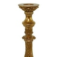 thumbnail image 4 of DecMode Gold Polystone Handmade Pillar Candle Holder, 4 of 8