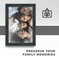 thumbnail image 3 of 14x34 Frame Black Real Wood Picture Frame Width 1.5 inches | Interior Frame Depth 0.5 inches |, 3 of 8