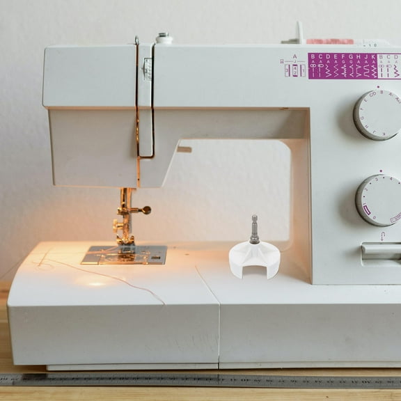 MEIBUTYUP Plastic Knitting Machine with ABS Power Adapter for Home Use, White, Easy to Operate and