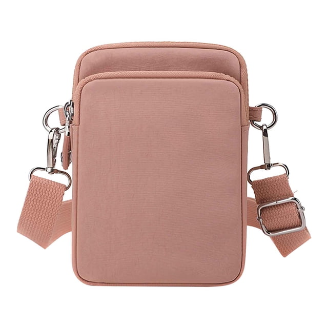 Bolsa de Teléfono Crossbody Bolsa de Hombro Casual de Moda de las Señoras Bolsa de Teléfono de Tela de Nylon de Verano