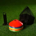thumbnail image 2 of Disco con el logotipo de boca redonda, disco con el logotipo de entrenamiento de fútbol, disco con el logotipo de obstáculo, equipo de entrenamiento de baloncesto, marcador de equipo, baloncesto, 2 of 5