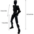 thumbnail image 5 of T13 Action Figure, Titan 13 Action Figure with 4 Types of Weapons and 3 Types of Hands, T13 3D Printed Multi-Jointed Action Figure, 5 of 5