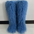 thumbnail image 4 of Women's Winter Faux Fur Beach Wool Boots Are Warm Fluffy and Knee High Snow Boots, 4 of 4