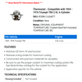 thumbnail image 2 of Thermostat - Compatible with 1969 - 1976 Triumph TR6 2.5L 6-Cylinder 1970 1971 1972 1973 1974 1975, 2 of 2