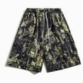 thumbnail image 6 of Atogsazn Mens Summer Printed Shorts Casual Wide Leg Quick Dry Swim Trunks Loose Fit Lightweight Trouser Beach Black M Fashion, 6 of 6