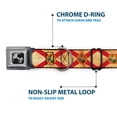thumbnail image 5 of Buckle-Down Pet Collar, Dog Collar Metal Seatbelt Buckle, Florida Flag Continuous Vintage, 16 to 23 Inches 1.5 Inch Wide, 5 of 8
