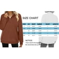 thumbnail image 5 of MOSHU Polar Fleece Sweatshirts for Women Quarter Zip Long Sleeve Tops Pullover Womens Sweatshirts, 5 of 9