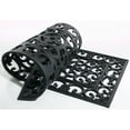 thumbnail image 5 of Imports Decor Inc Black Rectangular Skid Free Napoleon Themed Rubber Doormat 47" x 18", 5 of 5