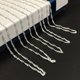 thumbnail image 1 of 5PCS 16-30inch Silver Plated Link Chain With Stamp Necklace With Lobster Clasps For Jewelry Making, 1 of 5
