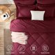 thumbnail image 2 of Juego de edredón CozyLux Queen con sábanas, 7 piezas, cama en una bolsa, 2 of 9