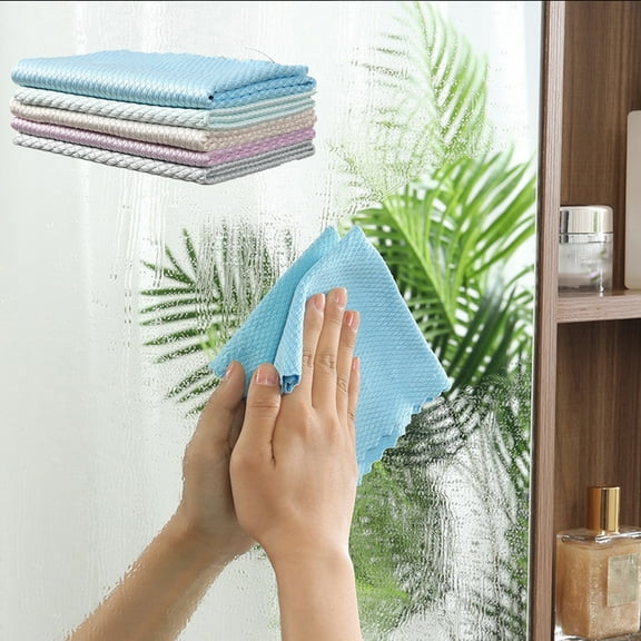 Microfiber Cleaning Cloth,Cleaning Wipes, Multi-Purpose Towel Reusable Cleaning Cloths , Domestic Cleaning Wipes, Cleaning Towels, Dish Cloths