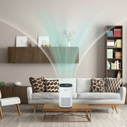 AIRTOK Air Purifier for Large Room up to 793 Sq ft, True H13 HEPA Clean Air Removes of Allergies, Smoke, Pet Dander, Dust & Pollen, Quiet, Ozone Free, AP1001 White